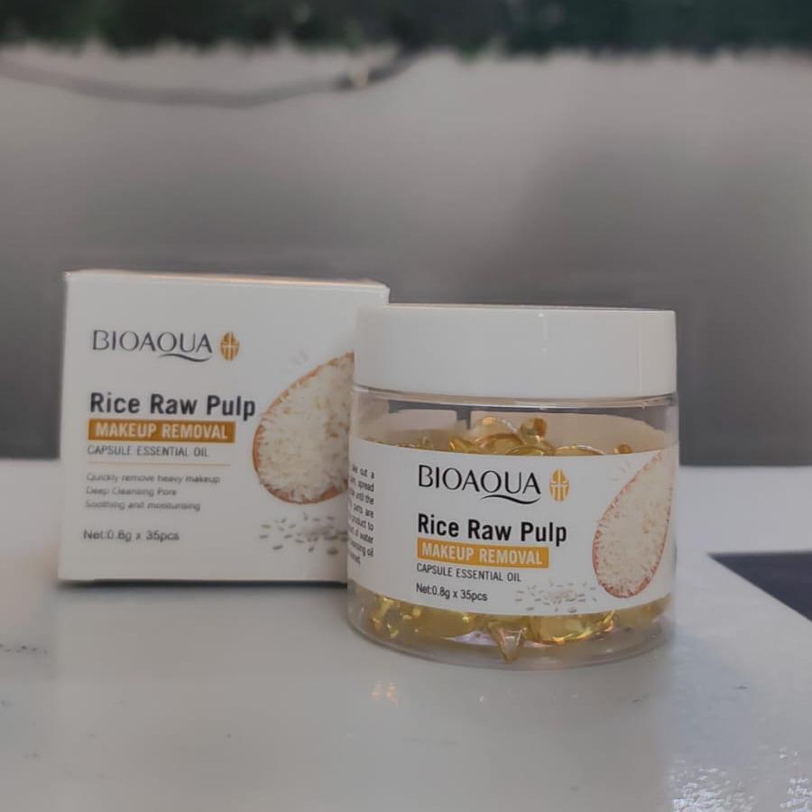 Rice Raw Pulp Make Up Remover BIOAQUA 